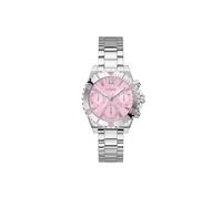 GUESS Silver-Tone Multifunction Watch, Silver, One Size, Modern