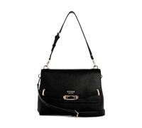 GUESS Women's Silvye Flap Shoulder Bag, Black, One Size