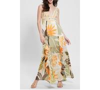GUESS Sl Serena Dress Foliage Form Print size XS | Maxi Dresses Outlet | Women XS