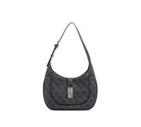 Guess Sm840902 Maimie 4G Logo Womens Shoulder Bag In Coal