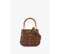 GUESS Small Eire Amber Python Bucket Bag Size: One Size, Colour: Zoo