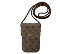 Guess Smartphone pouch for 6.7” corded phone model 4G, Brown