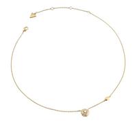 GUESS Sparks 16-18" Coin Necklace Yellow Gold gold-coloured