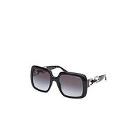 Guess Square Chain Side Sunglasses - Shiny Black Black