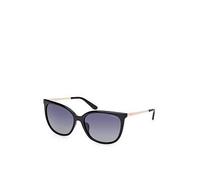 Guess Square Metal Arm Sunglasses - Shiny Black Black