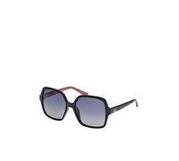 Guess Square Oversized Sunglasses - Shiny Black Black