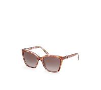 Tom Ford Square Womens Dark Havana Smoke Gradient - Brown - One Size