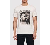 GUESS Ss Bsc Concert Girl Salt White size M | Basic T-Shirts Outlet | Men | White M