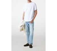 Guess Basic Embroidery Logo Short Sleeve T-shirt White L Men