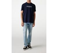 GUESS Ss Bsc Embroid Smart Blue Multi size XS | Basic T-Shirts Outlet | Men | Blue XS