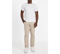 GUESS Ss Bsc Painters Tee Pure White/energy Pe size XL | Basic T-Shirts Outlet | Men | White XL