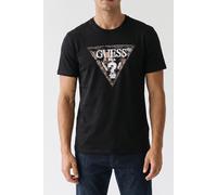GUESS Ss Cn Triangle Jet Black A996 size M | Basic T-Shirts Outlet | Men | Black M