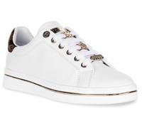 White Faux Leather Trainers Stasey 4G - female - Guess - Sneakers - White - 5 UK - Shoes 5 UK