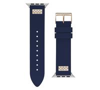 Guess Stone Embellished Blue Silicone Apple Watch Strap- 42-44mm