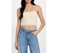GUESS Strapless Luca Tube Dove White size M | Knitted Sweaters Outlet | Women | White M