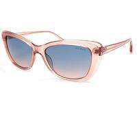Guess Sunglasses Crystal Pink with Smoke Grey Gradient Lenses GU7774 74W