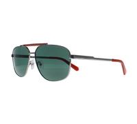 Aviator Shiny Gunmetal Green GU00054 Guess Grey One Size
