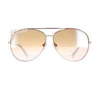 Guess Sunglasses GU7739 28G Shiny Rose Gold Brown Mirror