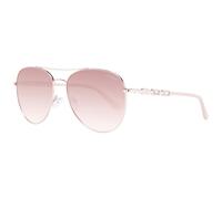 Guess Aviator Womens Shiny Rose Gold Brown Gradient GF6143 Metal - One Size