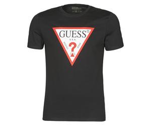 Guess T shirt CN SS ORIGINAL LOGO TEE in Black EU L