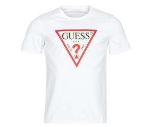 Guess T shirt CN SS ORIGINAL LOGO TEE in White EU M