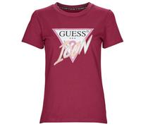 Guess T shirt SS CN ICON TEE in Bordeaux EU M