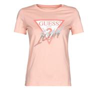 Guess T shirt SS CN ICON TEE in Pink EU XS