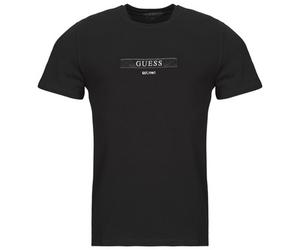 Guess T shirt SS CN LOGO BOX TEE in Black EU L