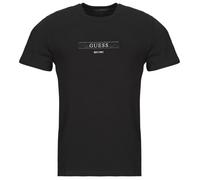 Guess T shirt SS CN LOGO BOX TEE in Black EU XL