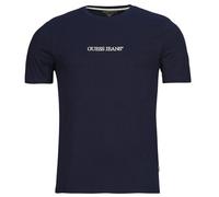 Guess T shirt SS CN SLIM LOGO EMBRO TEE in Marine EU S