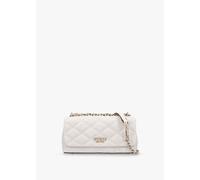 GUESS Tamsin Quilted Off White Cross-Body Bag Colour: Bee, Size: One S