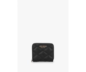 GUESS Tamsin Quilted Small Black Zip Around Purse Size: One Size, Colo