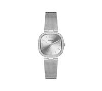 Guess Tapestry Ladies Trend Silver Stainless Steel Watch - Stainless Steel / Crstyal