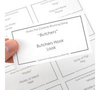 Guess the Cockney Rhyming Slang | Set of 12 | For Cracker Making