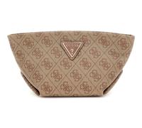 GUESS toiletry bag Helina Top Zip Cosmetic Latte Logo