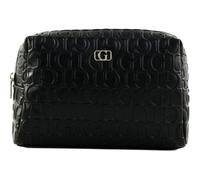 GUESS toiletry bag Television Large Top Zip Cosmetic Bag Black