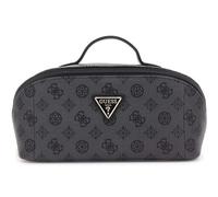 GUESS Toiletry Bag Wilder Cosmetic Travel Bag Charcoal Dark Grey