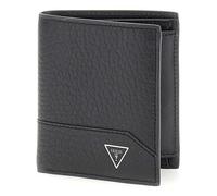 GUESS Torino Bifold No Coin Black Leather Credit Card Holder