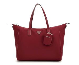 GUESS Travel Bag with Laptop Compartment Follie Carryon Large Tote Rust Red Dark red