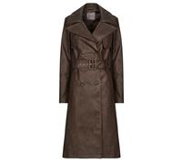 Guess Trench Coat CARMEN PU TRENCH in Brown EU XL