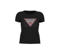 GUESS Triangle Rhinestones SS TEE Jet Black