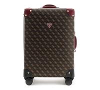 GUESS Trolley Latona 18 in 8-Wheeler Brown Logo Dark Brown 46cm