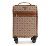 GUESS Trolley Melinda Logo 18 in 8-Wheeler Latte Logo Light Brown 45cm