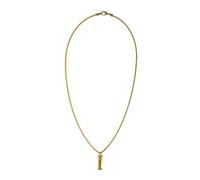 Guess True Spirit Men's Black Crystal Pendant Gold Chain Necklace 26"