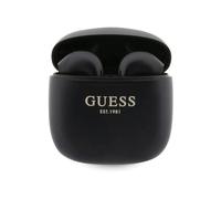 Guess True Wireless Script Logo Bluetooth 5.3 Black - TWS headphones with charging case