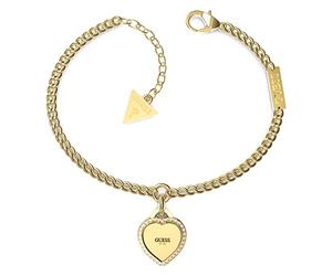 Guess UBB01422YGL Ladies Fine Heart Bracelet