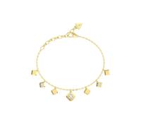 Guess UBB06179YGL Gold Tone Crystal Charm Bracelet - J42328