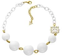 Guess UFN30811 Women's Two Tone Stainless Steel Large Link Chain Necklace Gold