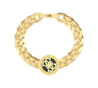 GUESS UMB02114YGBKL Mens 4G Icon Bracelet