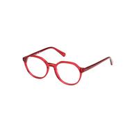 Guess Unisex GU50166 066 Optical frames Acetate Red Round Normal